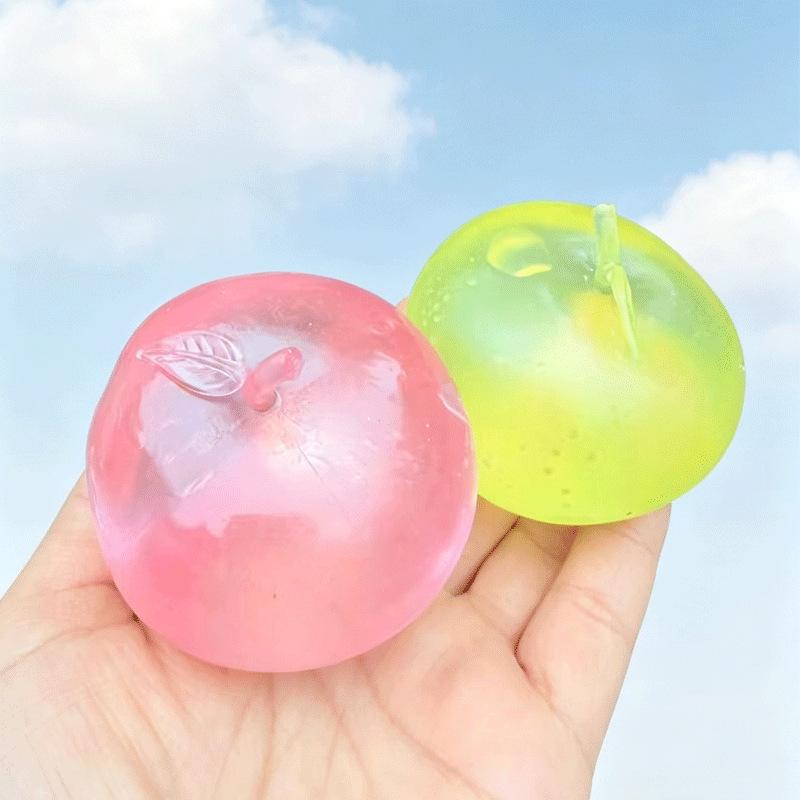Toys Green Pink Apple Maltose Squishy Anti Stress Sensory Fidgets Toy Soft Simulated Slow-rebound Decompression Adult Toy