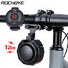 Rockbye Bicycle Electric Bell Horn 120dB USB Charge MTB Scooter Road Bike Handlebar Horn 6 Modes Alarm Ring Remote Control
