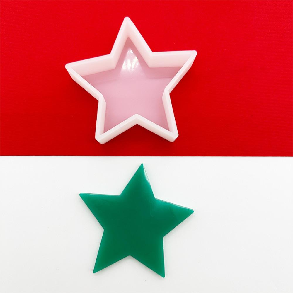 Силиконовая пятиконечная звезда силиконовая форма 11.3*11.3*2.6 см автомобильная свежесть силиконовая форма свеча