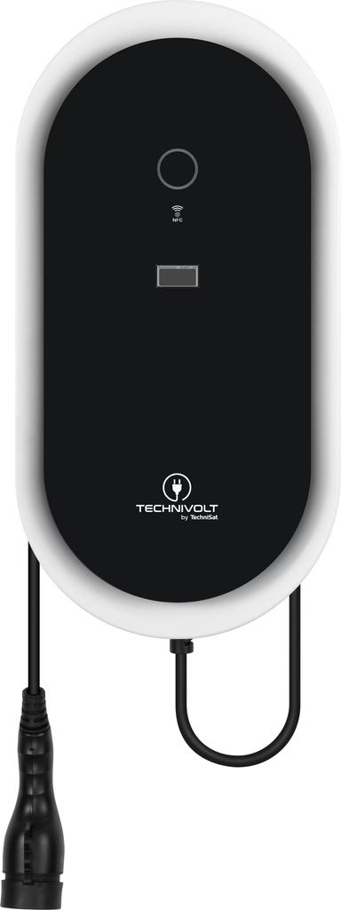 Wallbox Charging Station TECHNIVOLT 1100 SMART 11kW RFID 4G Meter 7.5m