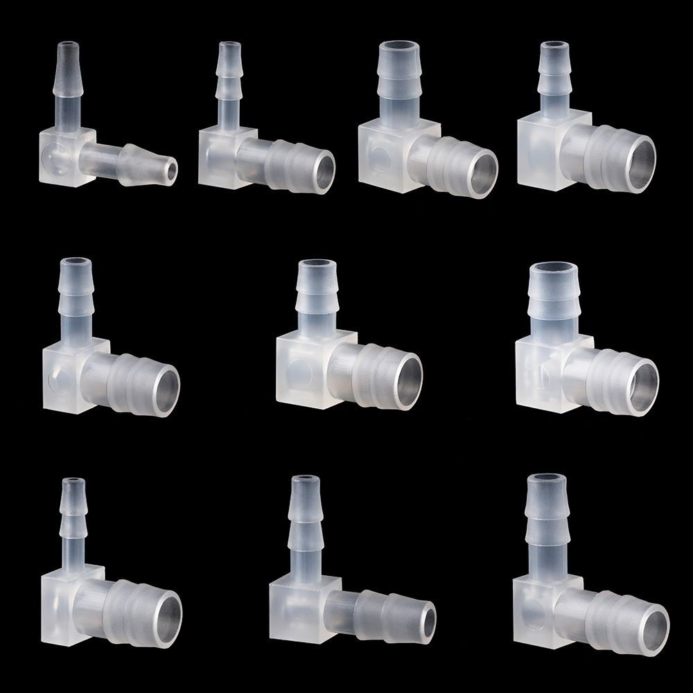 10 шт. 4-20 мм угловые соединители PP пластиковые пагоды шланговые соединения аквариумные фитинги воздушный насос аэратор