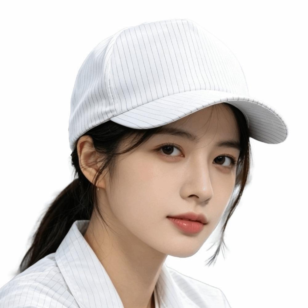 Anti Static Work Hat Top Mesh Duckbill Hat Hygienic Dust Proof Hat Canteen Catering