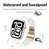 Роскошный полимерный ремешок для Apple Watch Ultra 3 2 49 мм 11 10 42 мм 46 мм Звеньевой браслет Iwatch Серии 9 7 8 6 5 SE3 45 мм 41 мм 40 мм 44 мм