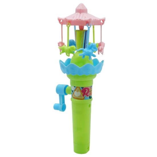 Интерактивная светящаяся карусель Развивает силу рук с помощью ручного джойстика Вращается Светится Игрушка для малышей