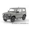 Aoshima Bunka Kyozai 1/24 Scale Rakupla Snap Car Series No.03-JG JB64 Jimny 2018 Jungle Green Pre-Colored Plastic Model Kit (Car)