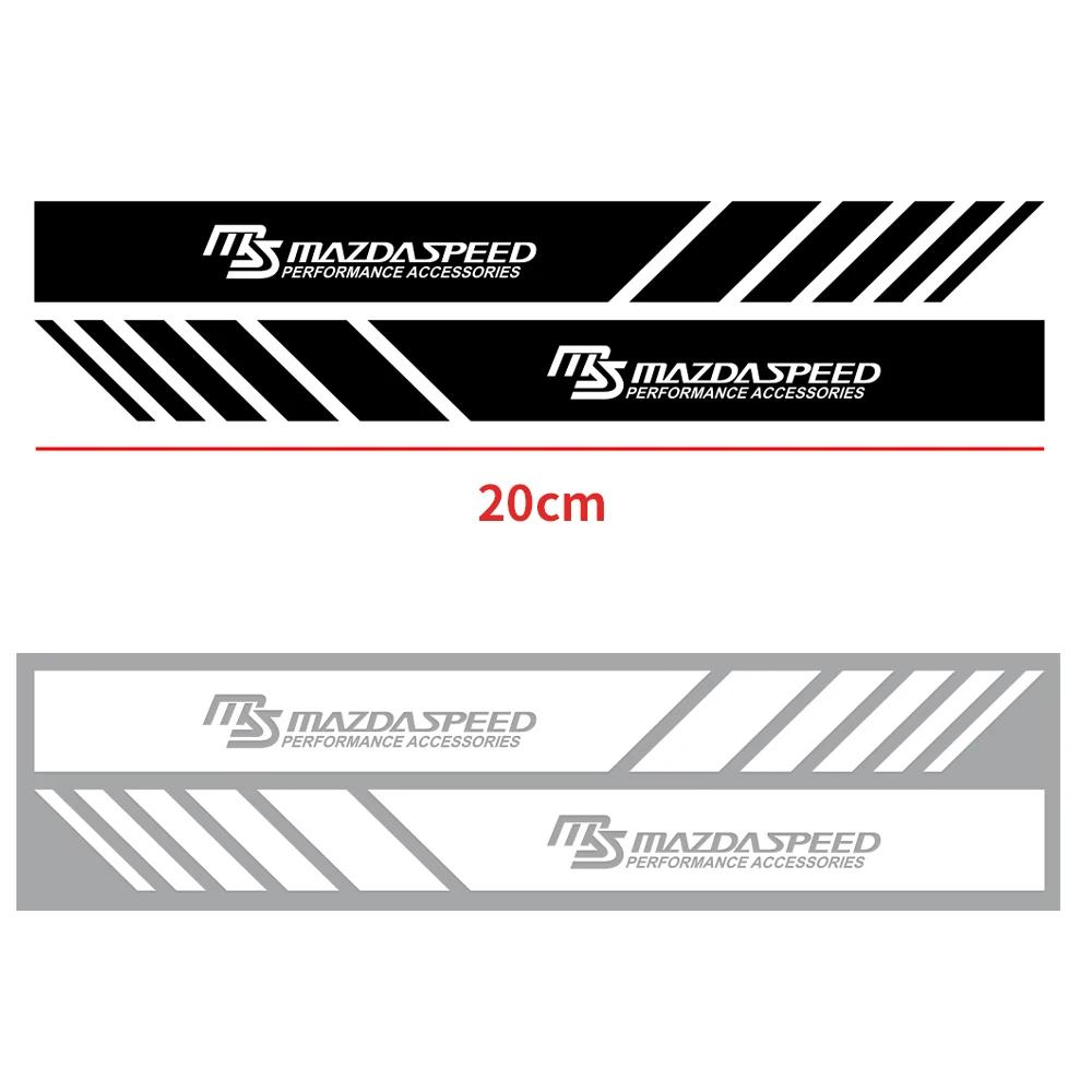 Car Mirror Decoration Stickers Body Trunk Car Emblem Decal Decoration For Mazda 3 4 5 6 Axela Atenza CX-3 CX-5 CX-8 RX8 RX3 MX5 h2