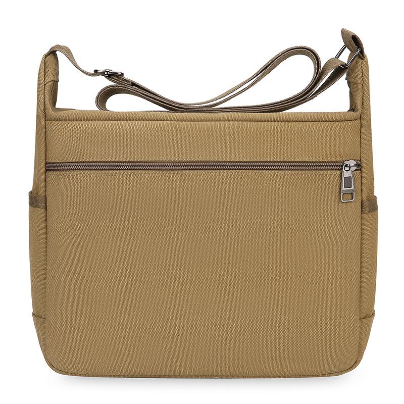Мужская парусиновая сумка через плечо и на плечо - Повседневная дорожная сумка-мессенджер и рюкзак