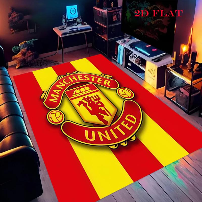Ковер Man Utd для гостиной, спальни, дома, украшение дивана, нескользящий коврик для детских игр