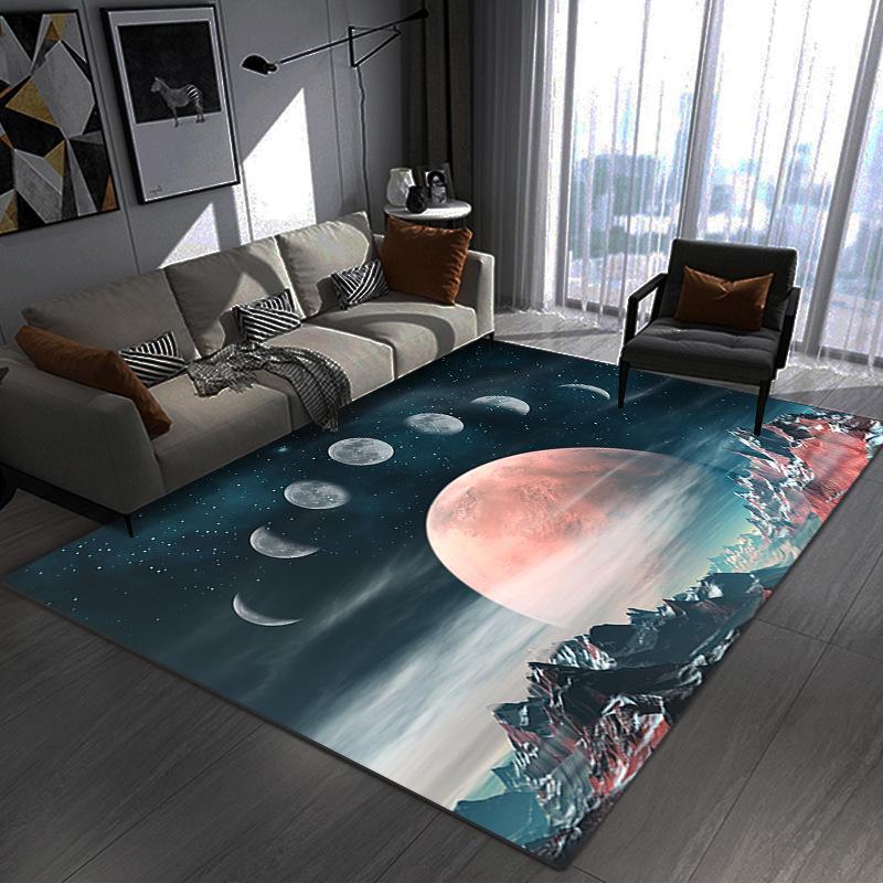 3D-ковёр Cartoon Universe Area Rug - большой, полностью покрытый ковер для спальни, гостиной или дивана