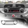 AIRSPEED Отделка салона из углеродного волокна для Abarth Custom Накладка на панель центрального управления и CD-панель Стильная лента Простая установка 595/595C/Fiat 500,