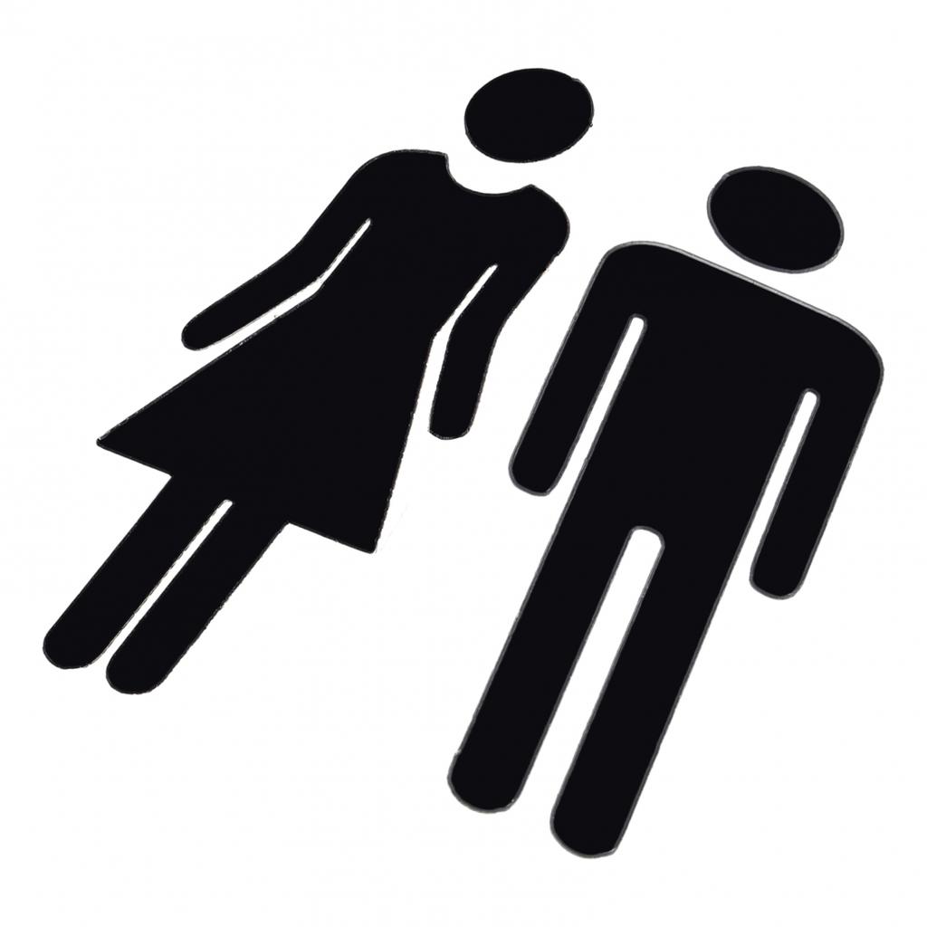 Декали Наклейка Указатель Табличка Замена Туалет