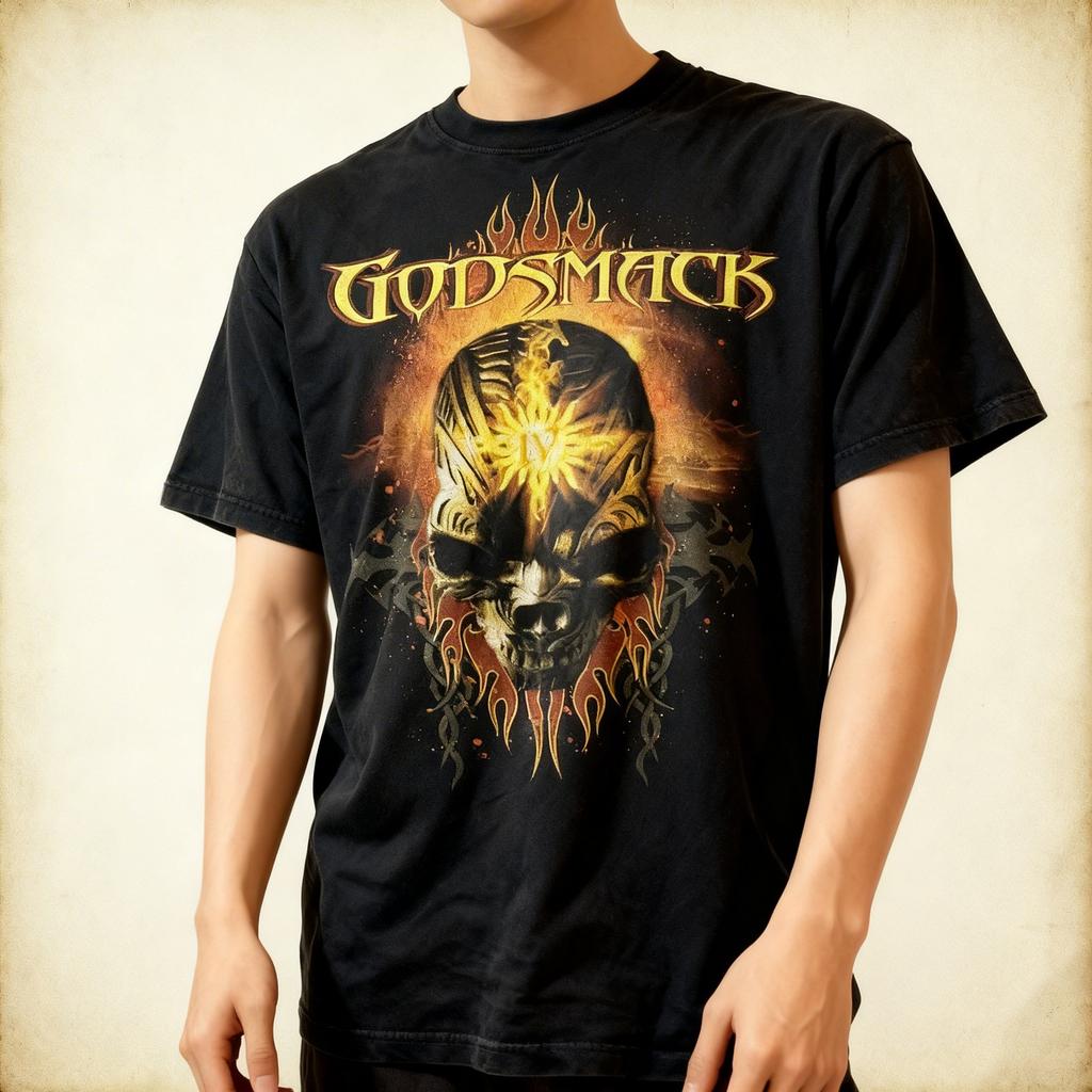 Godsmack Band Tour Black tee For Men And Women T-Shirt All Size