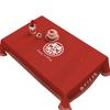 Red Wedding Tablecloth