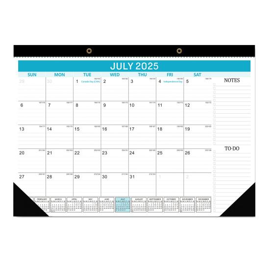 2025-2026 Настенный календарь Цветочный дизайн Настенный подвесной календарь Июль. 2025