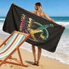 Harmony Through Love beach towel Beach towel for vacation photos Portable for travel quick-drying swim towel Outdoor pool towel seaside Fashion
