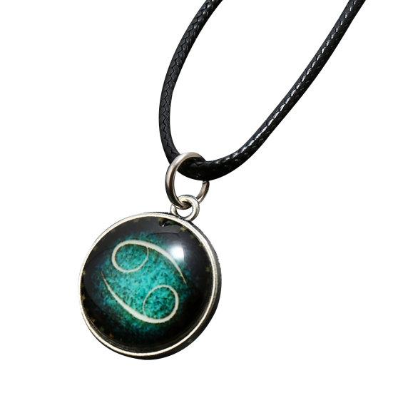 Кулон-ожерелье с гороскопом и удлиненной цепочкой, нарядное, гипоаллергенное, светящееся, ожерелье с 12 знаками зодиака, модная бижутерия