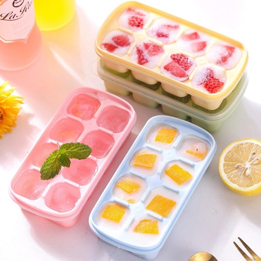 4 шт. формочки для кубиков льда силиконовые формы для кубиков льда формочки для льда без льда коробка BPA Maker класс лед пищевой Reus Y8X6