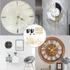Clock Repair Part with Hands Clock Movement Set for Custom Precise Wall Clocks with Gold Needles Repair Part Accessories