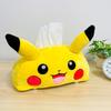 MORIPiLO Кейс для салфеток Pokemon, салфетки для лица, микроплюш, подушка Morishita (Пикачу Вырезной) Чехол, Ткань, приятная к коже, Игрушка, 26x16x14см, Желтый,