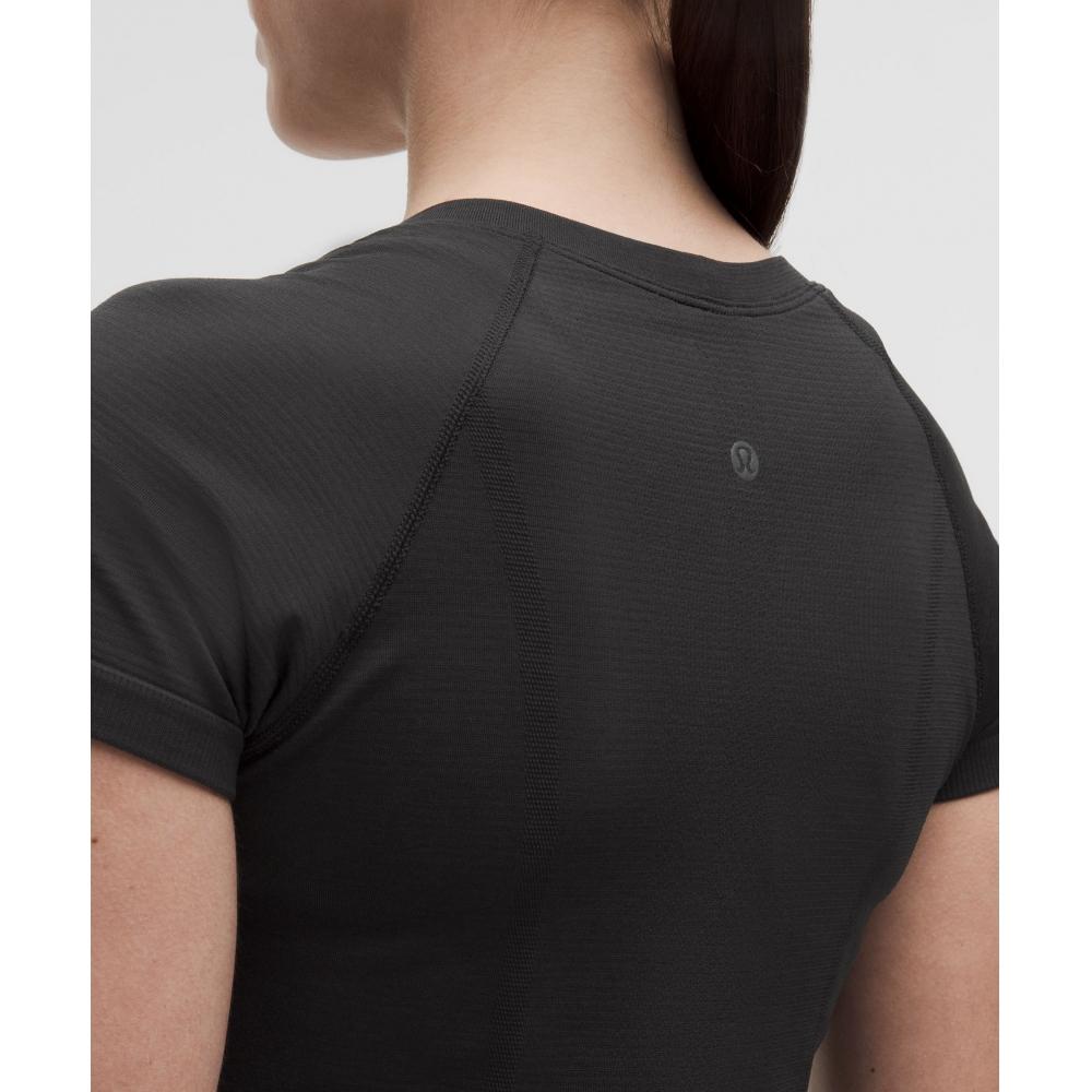 Lululemon Рубашка с коротким рукавом Swiftly Tech 2.0 *Длина до бедер Чёрный Чёрный
