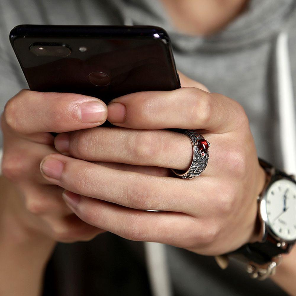 Амулет удачи, богатства, регулируемое открытое кольцо, буддийские украшения, подарки, мужские и женские кольца, металлические кольца