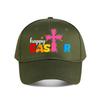 Happy Easter Colorful Cross Baseball Cap Fashion Unisex Sunhat Womens Outdoor Sports
