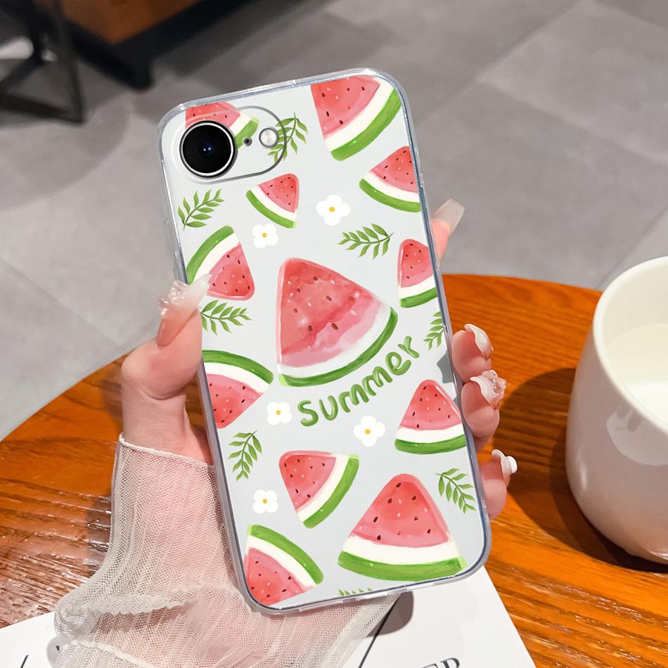 For iPhone 17E Case Gradient Color Transparent Shockproof Phone Housing For iPhone17E/iPhone SE 2026 Soft Slim Back Cover Fundas