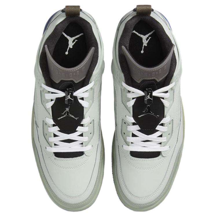 Air Jordan Spizike Low Jade Horizon Men Sneakers Green Metallic-Silver Mink-Brown HV5969-003