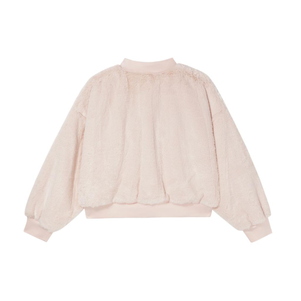 Nike Однотонная двусторонняя повседневная куртка с бейсбольным воротником женская куртка Guava-Ice FB8693-838