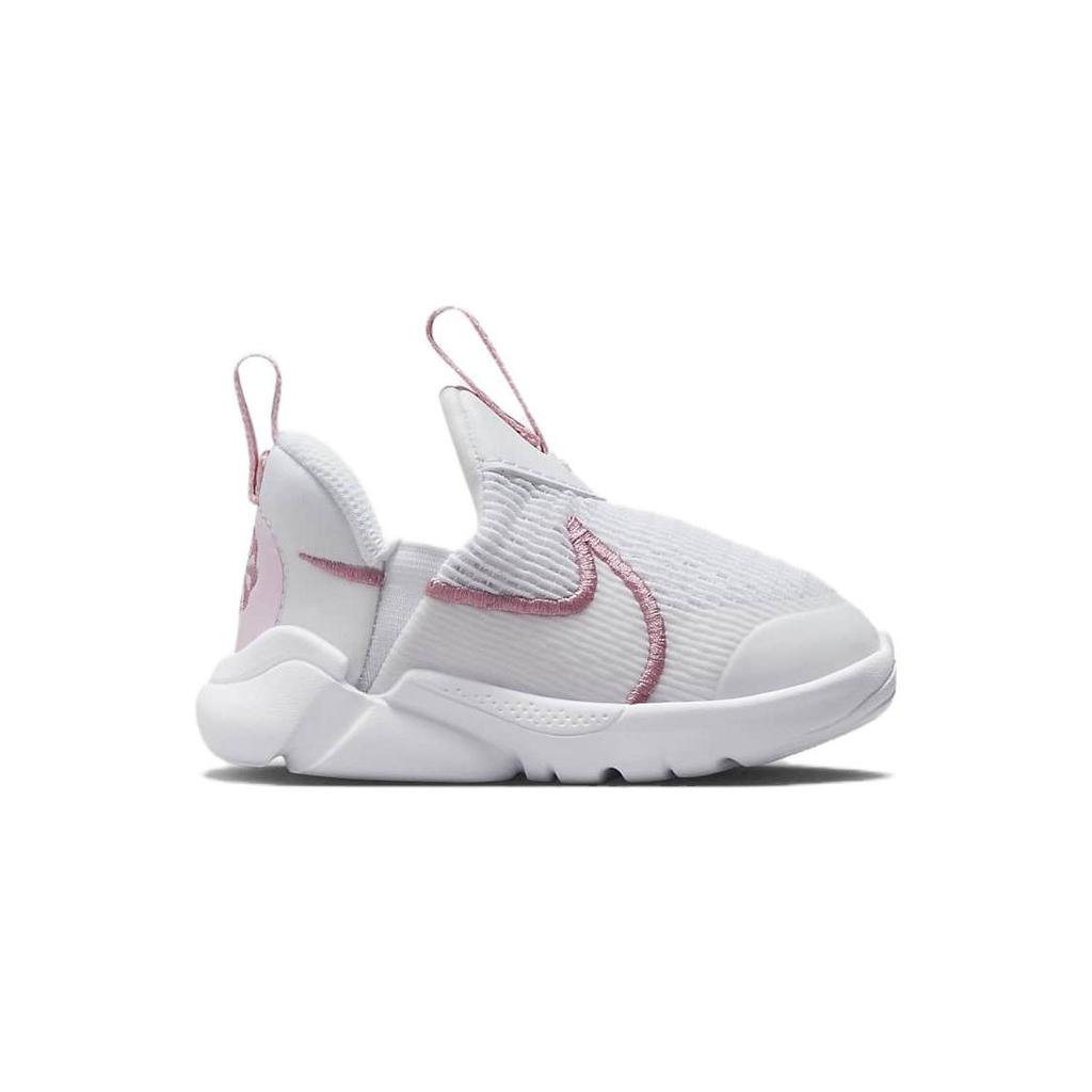 Nike Flex Plus 2 TD Нескользящие Кроссовки с Низким Верхом Детская Обувь Белый Розовый DV8998-100