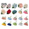 12Pcs Artificial Rose Flowers Realistic Looking Vibrant Color Non-Fading Faux Roses Bouquet Wedding Decorations