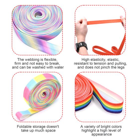 300 см Детская китайская скакалка Красочная эластичная скакалка Тренировки в помещении и на улице Эластичная резинка Дети Студенты Взрослые Игра Скакалка для прыжков на лодыжке