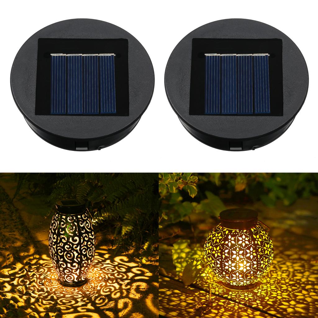 Tomshine 80MM/3.15Inches 2PCS Solar Powered Cell Box Accessories Replacement Top Part with 1PC *