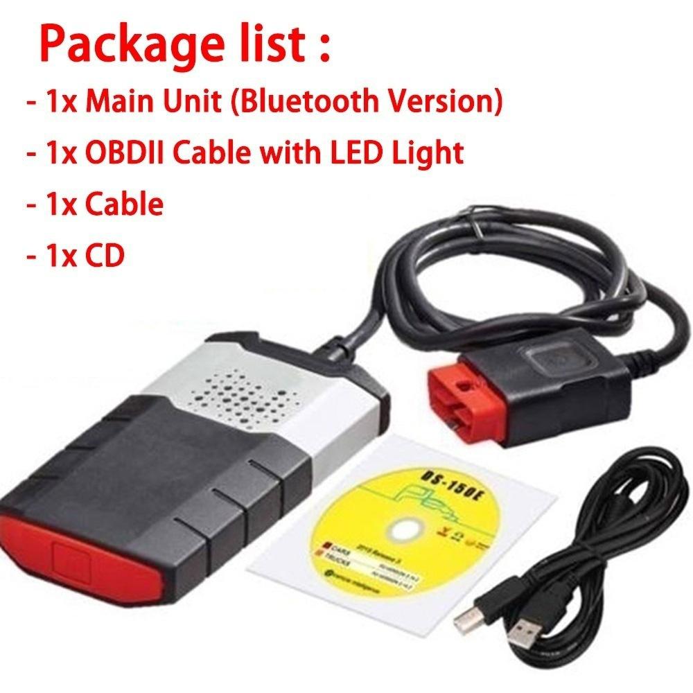 Новый автомобильный диагностический сканер TCS CDP PRO Delphi Ds150e 2017,1 Keygen Bluetooth Obd2 Diagnostic