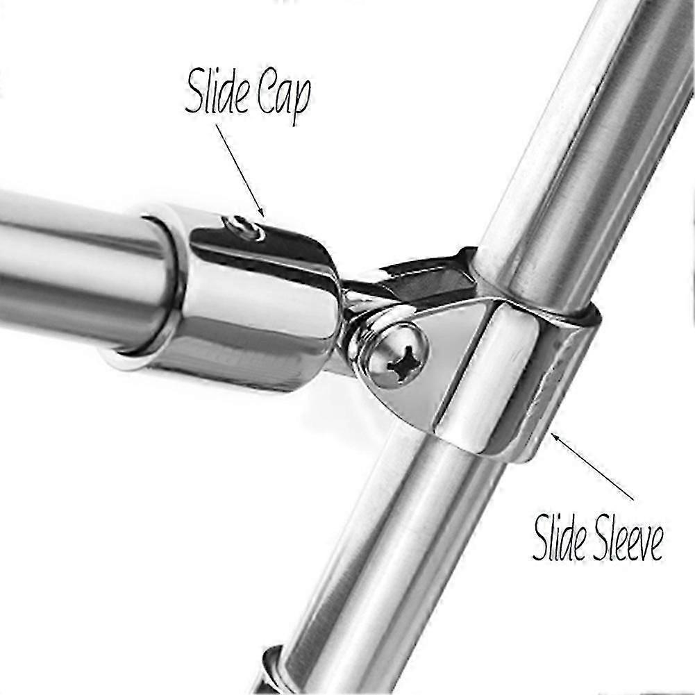 Stainless Steel 20mm Eye End Cap Bimini Top Hardware Canopy Tube End