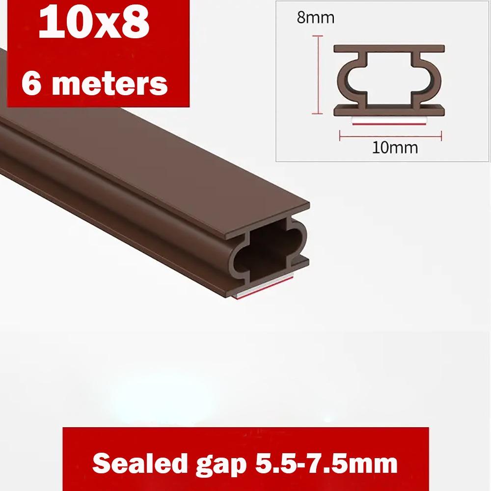 Самоклеящаяся уплотнительная лента типа I длиной 6 метров для дверей, изоляционная лента, уплотнитель для окон и дверей