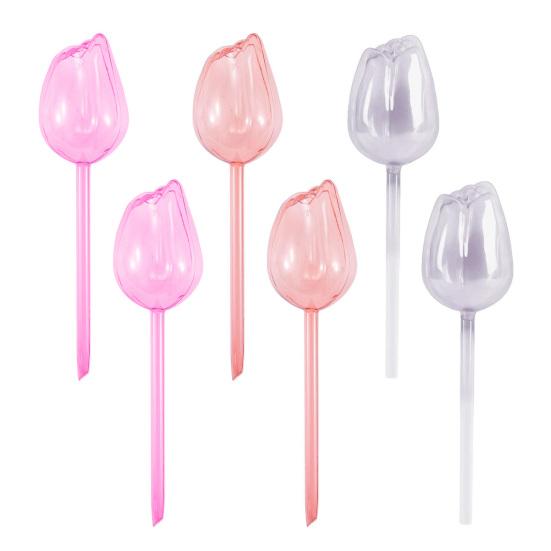 Пластиковые поливочные колбы в форме тюльпана, самополивающийся вкладыш для кашпо, автоматический шар для полива растений для комнатных и уличных растений