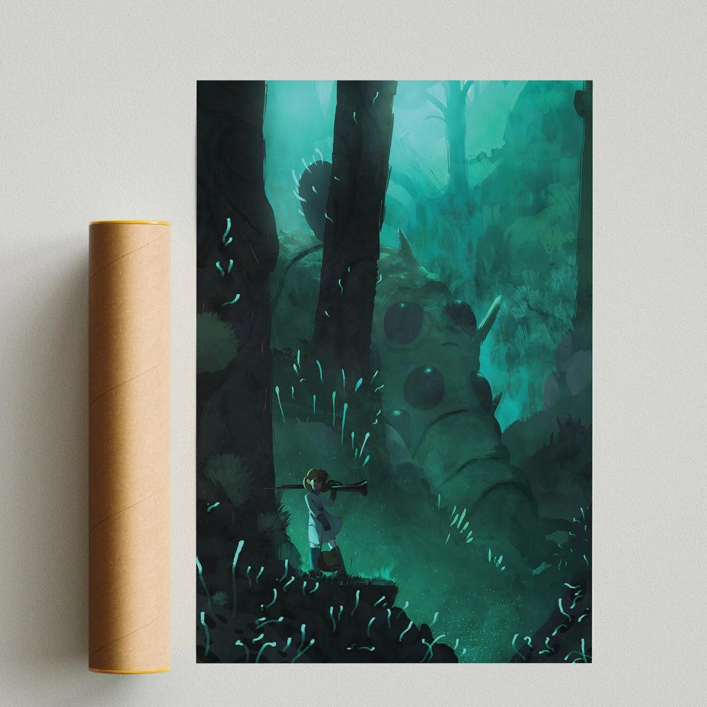 Поп-аниме-фигурка Хаяо Миядзаки/Patlabor/Тоторо, постер в стиле манга, эстетическое настенное искусство, домашний декор для детей в стиле каваи, винтажный принт на холсте