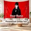Custom Name Wall Hanging Tapestry,Central Cee Decorative Backdrop Tapestry For Dorm Home