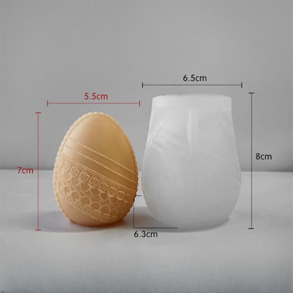 3D Пасхальное яйцо свеча силиконовая форма ангел цветок тиснение DIY мыло ручной работы шоколад форма для выпечки