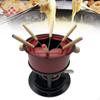 Fondue Maker Pot Broth Set Sturdy Cheese for Dessert
