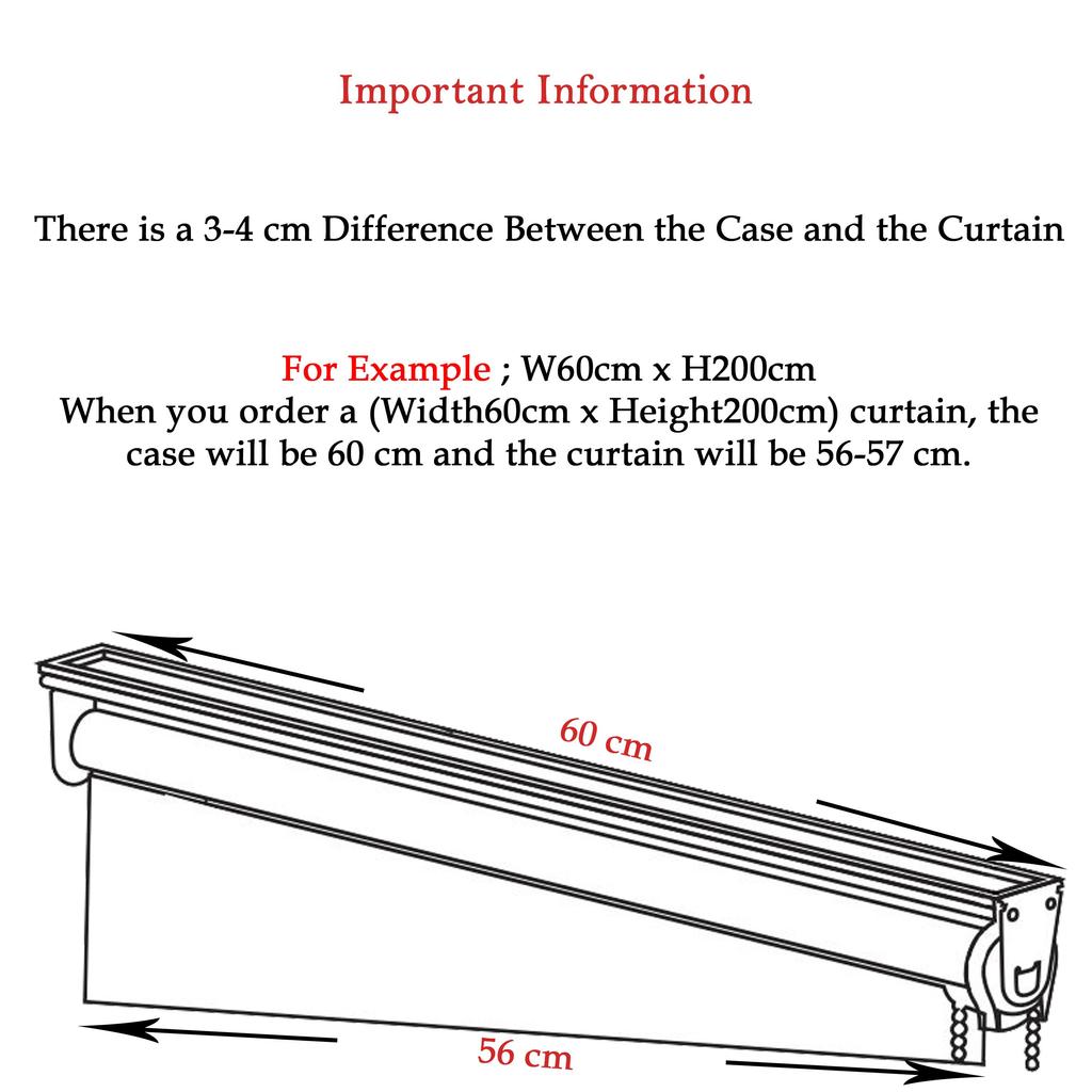 Naza Roller Blinds Cappuccino Shades Half Blackout Luxury Home Office İndoor