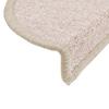Stair Treads 10 pcs. 56 x 17 x 3 cm Taupe Semi Round