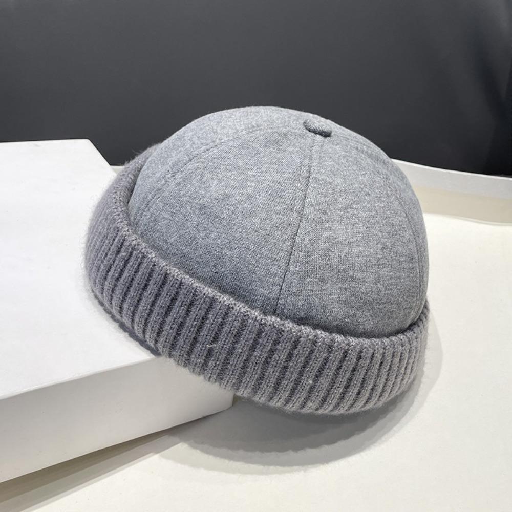 Retro Hip-hop Hat Adjustable Melon Skin Caps High Quality Landlord Hat Autumn Winter