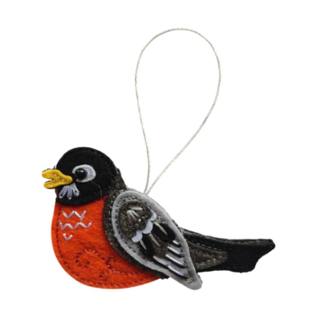 Felt Bird Ornament Hanging Decoration for Christmas Tree Holiday Party Home Ceiling Decorations