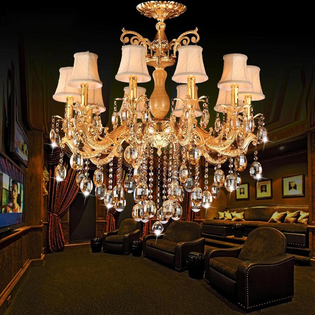 BQLZR Подсвечники-рукава высотой 3 дюйма, чехлы для патронов люстры, основание патрона для люстры E14, ярко-бронзовый, упаковка 6 штук