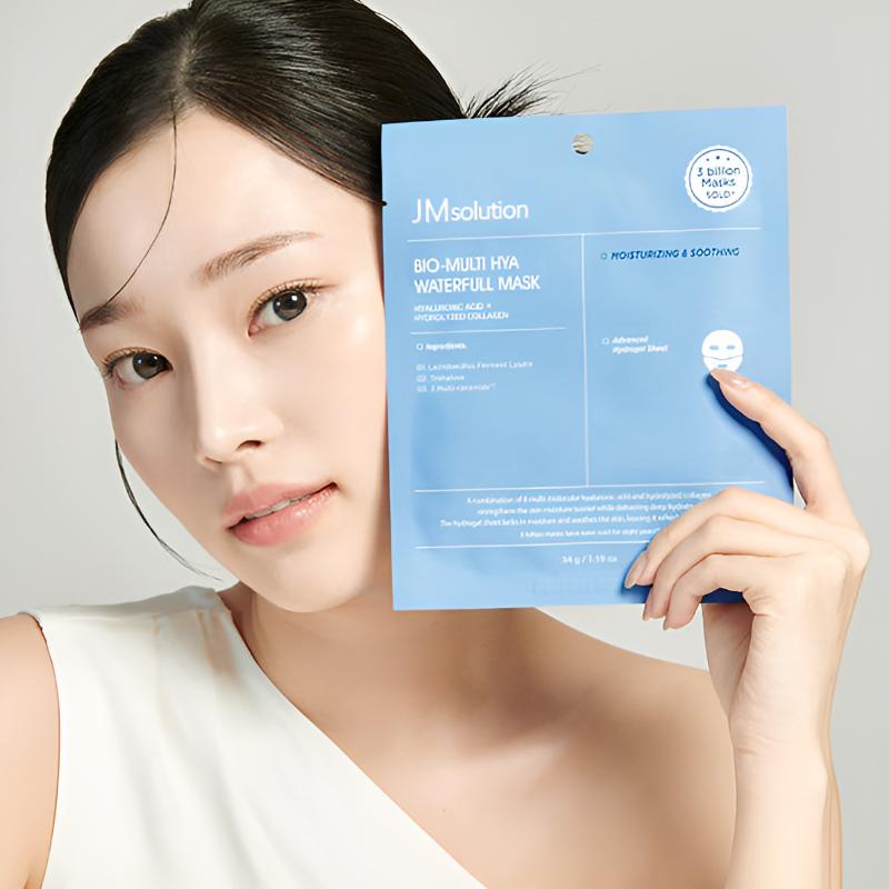 [JMSOLUTION] Bio-Multi Hya Waterfull Hydrogel Mask 34g x 4ea