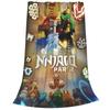 Плюшевое одеяло-плед из кораллового флиса N-ninjagos  Одеяла для кровати, дивана  Супермягкое покрывало