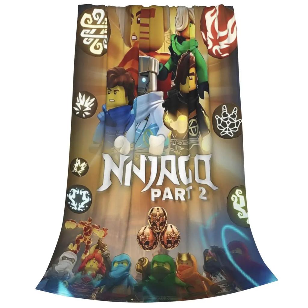 Плюшевое одеяло-плед из кораллового флиса N-ninjagos Одеяла для кровати, дивана Супермягкое покрывало