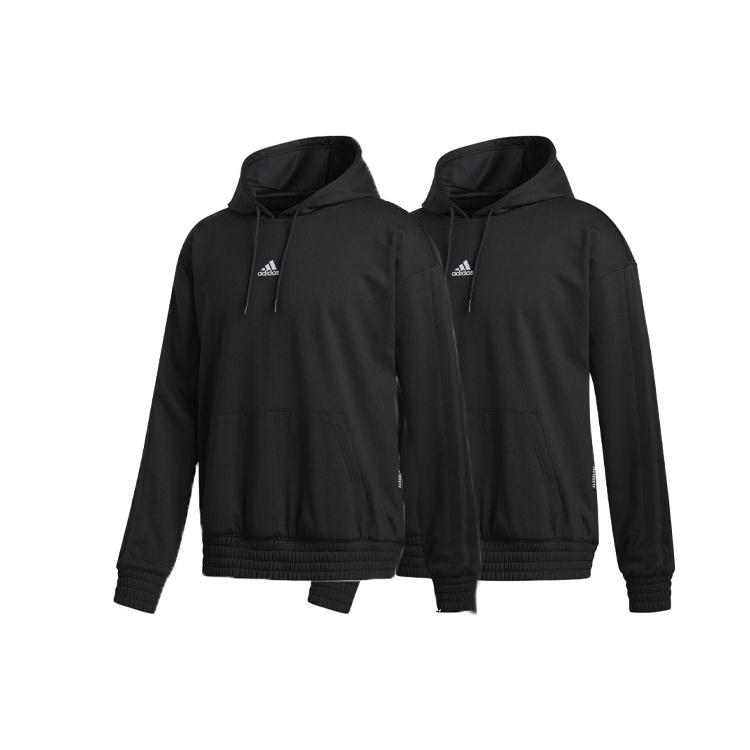 Мужская спортивная толстовка adidas LD WNTR HD с капюшоном, маленький логотип, для баскетбола, черная GD6858